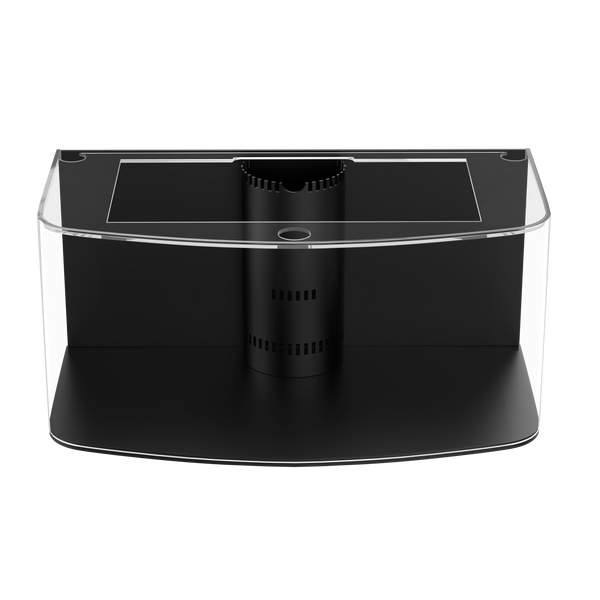 MONSTER TANK! 380 Gallon Seamless Glass Bowfront Reef-Ready Aquarium in Premium Cherry Real Wood Furniture