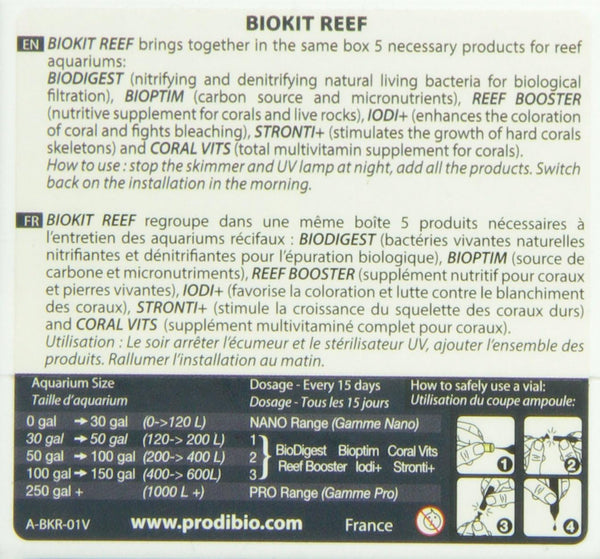 Bio Reef Kit, Maintenance,ƙī, 30 Gal and Up