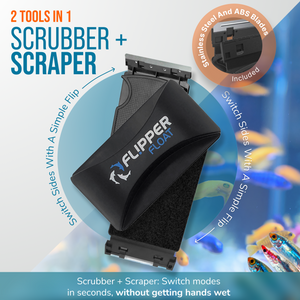 Flipper FLOAT 2 in 1 Magnetic Aquarium Algae Cleaner (Standard)