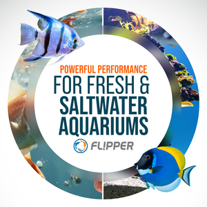 Flipper Edge 2 in 1 Floating Magnetic Aquarium Algae Cleaner (MAX)