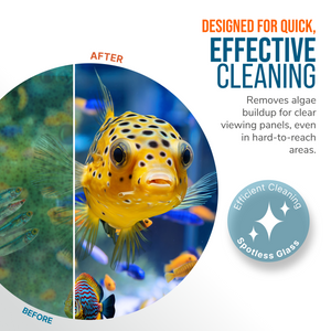 Flipper Pico Black 2-in-1 Aquarium Magnet Cleaner