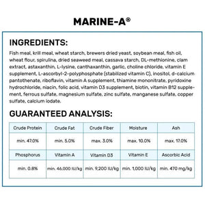 Hikari Marine-A Pellets Fish Food for LG Marine Fish 3.87 oz.