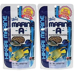 Hikari Marine-A Pellets Fish Food for LG Marine Fish 3.87 oz.