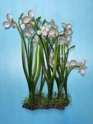 Artificial Aquarium Plant for Fish Tanks, LARGE aquarium plastic plant, 15" TALL