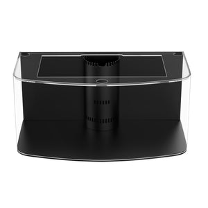 AQUA VIM Reef-Ready Bowfront Aquarium with Hand-Crafted Cabinet