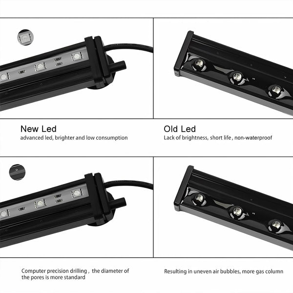Fish Tank Light with Air Bubble Hole