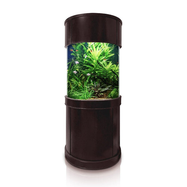 AQUA VIM 360° Cylinder Aquarium with Hand-Crafted Cabinet