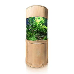 AQUA VIM 360° Cylinder Aquarium with Hand-Crafted Cabinet