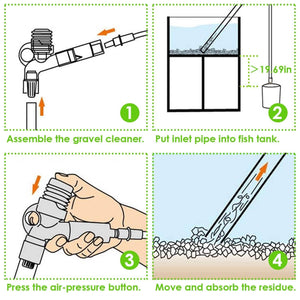 Fish Tank Gravel Cleaner Kit