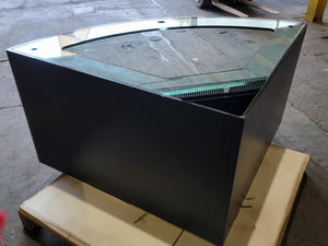 AQUA VIM Reef-Ready Corner Aquarium with Hand-Crafted Cabinet