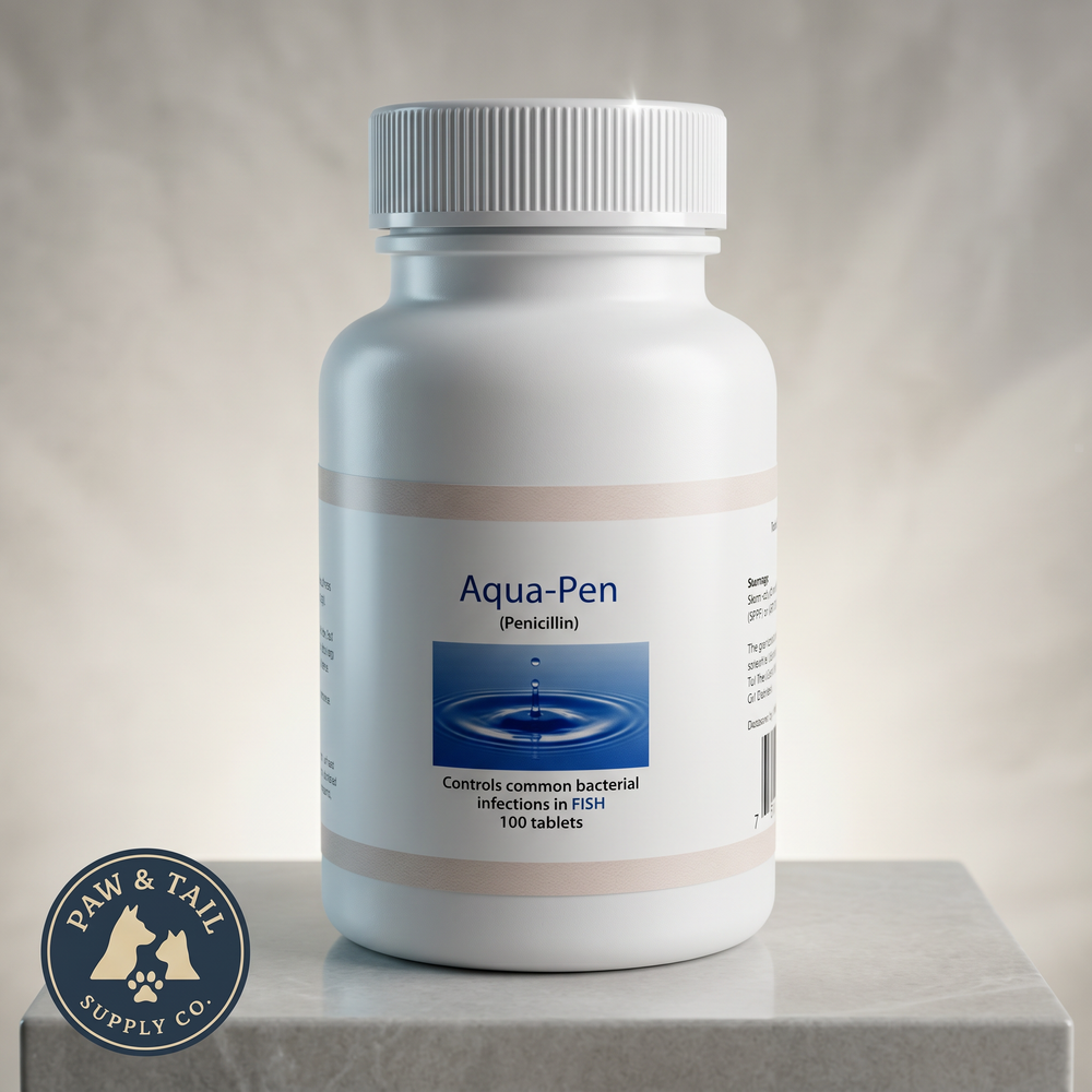 Fin Pen 250mg Capsules for Aquarium Fish – 100 Count – Water Care Support